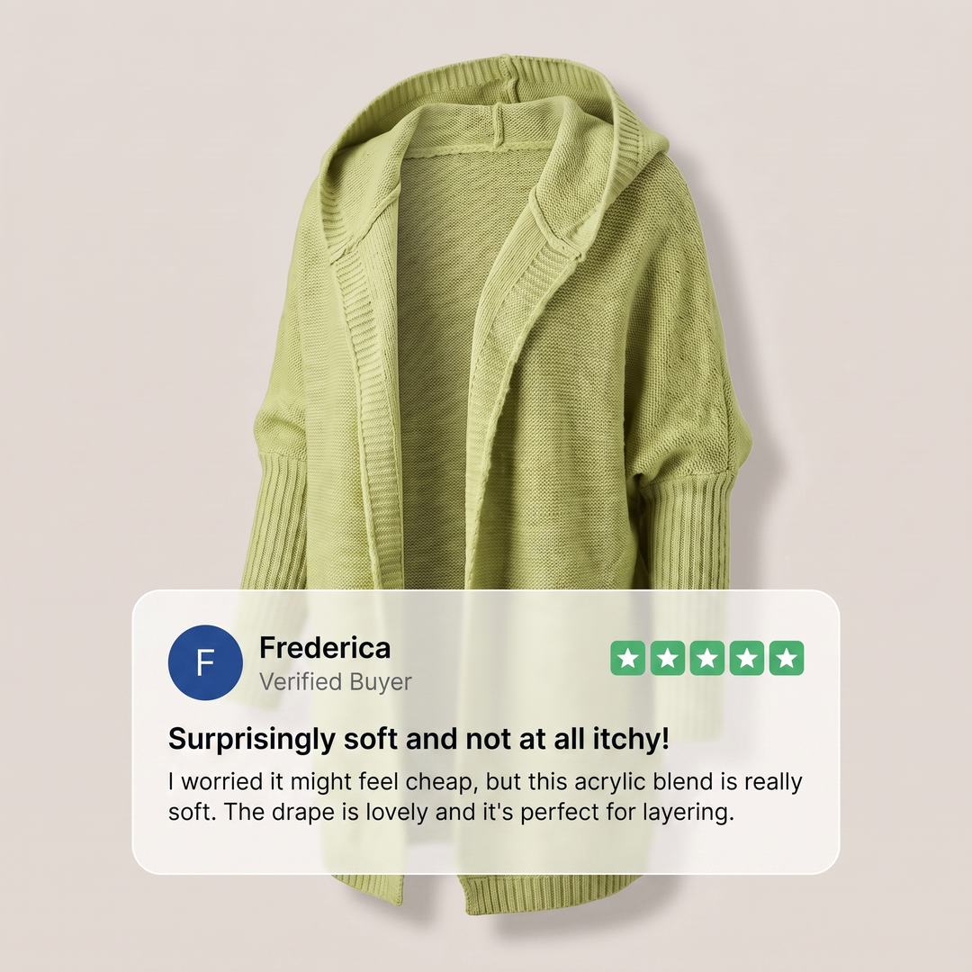 VALENTINA ROSSI LOOSE KNIT CARDIGAN