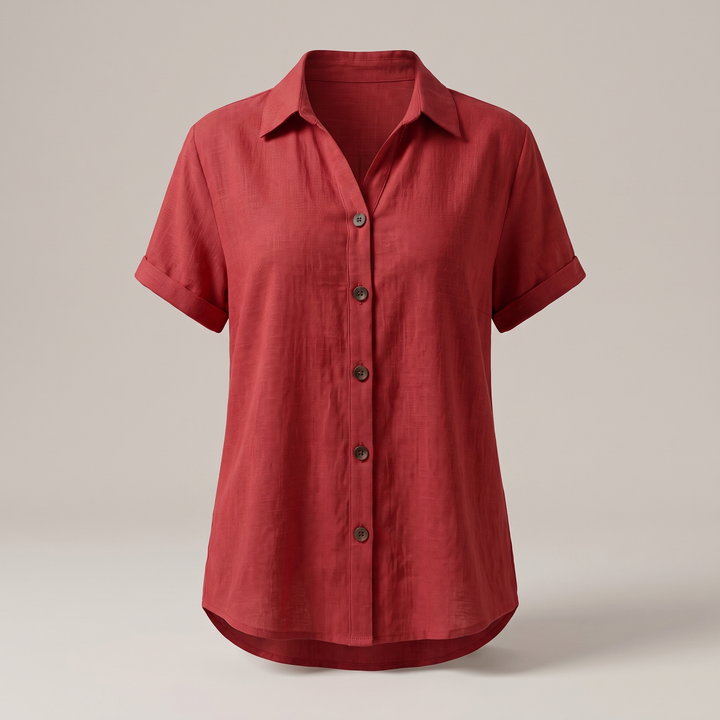 ZARA BUTTON FRONT BLOUSE