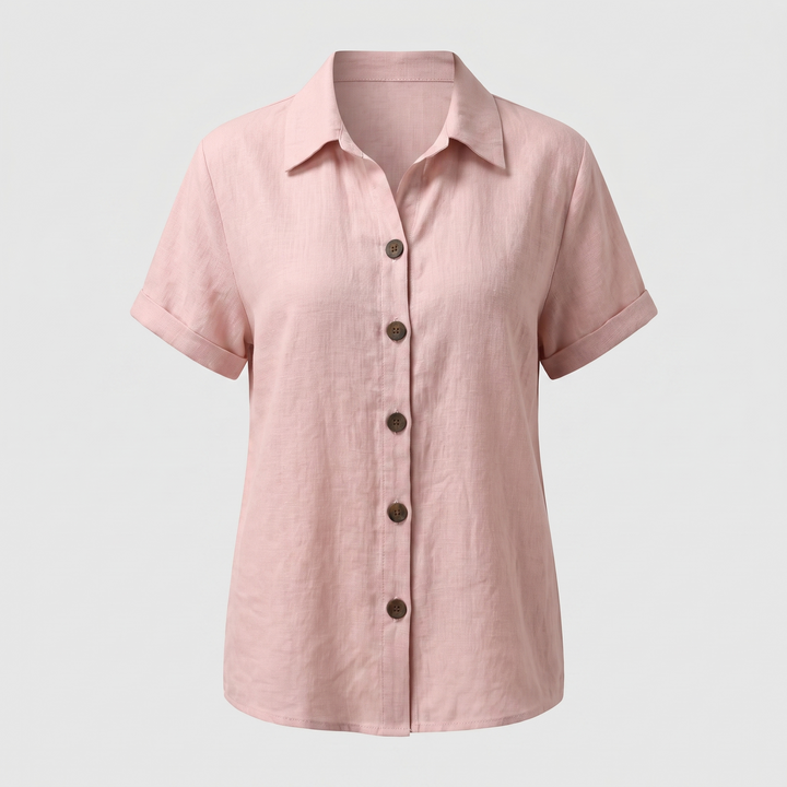 ZARA BUTTON FRONT BLOUSE