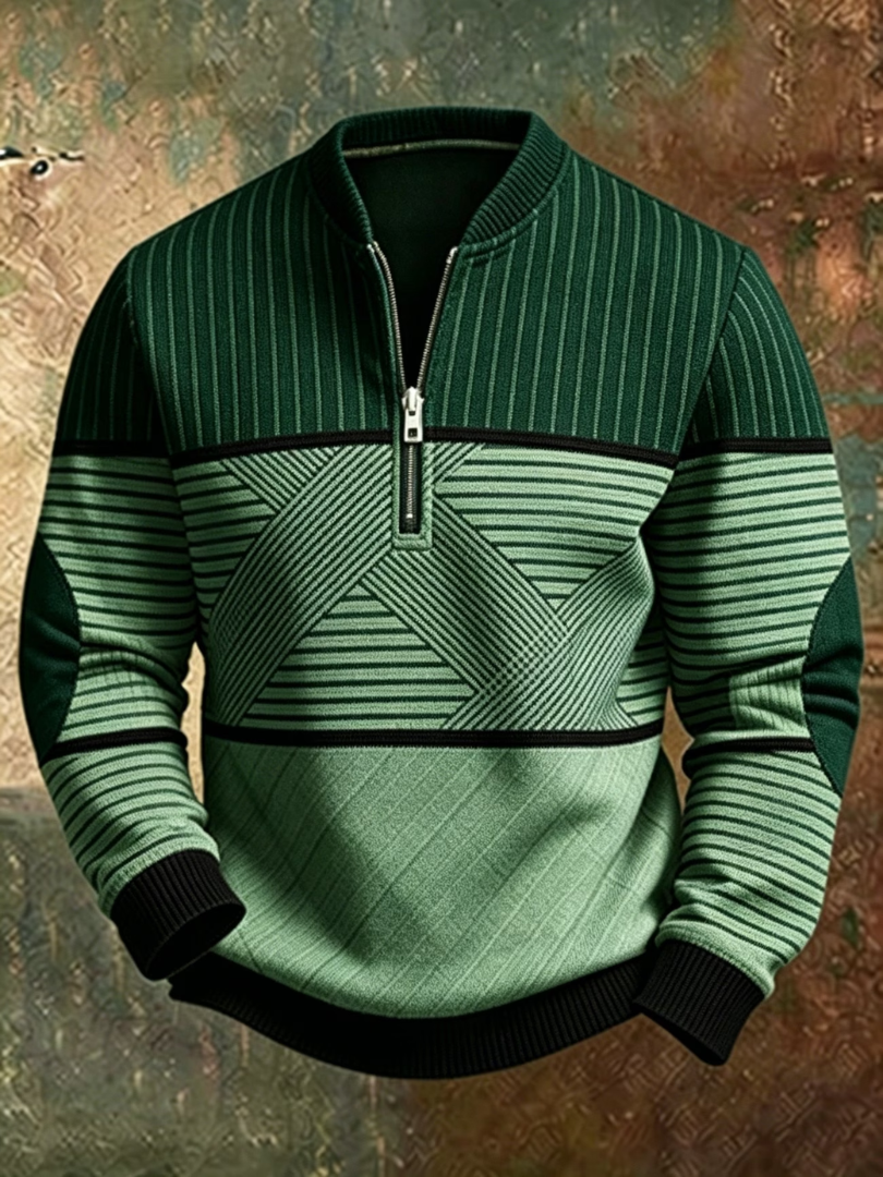 Oliver | Stylish Half-Zip Jumper
