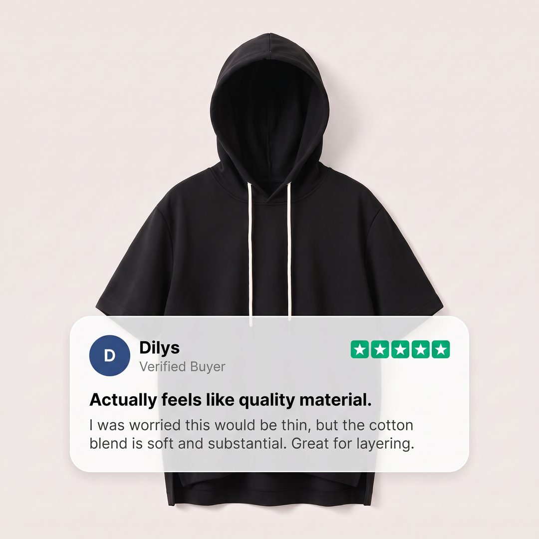 ALISON SHORT SLEEVE HOODIE