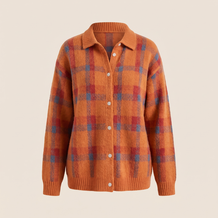 VIVIENNE RETRO CHECK SWEATER