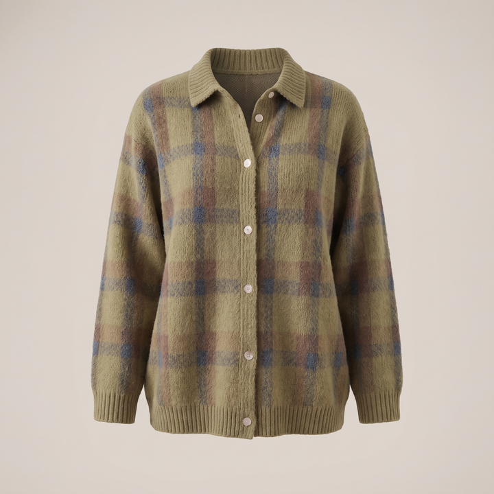 VIVIENNE RETRO CHECK SWEATER