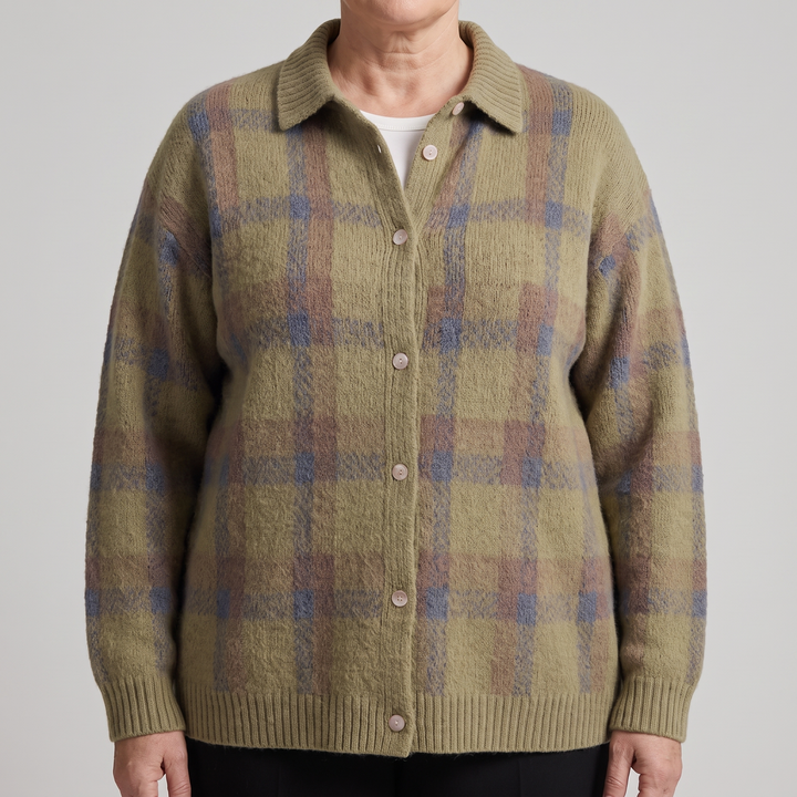 VIVIENNE RETRO CHECK SWEATER
