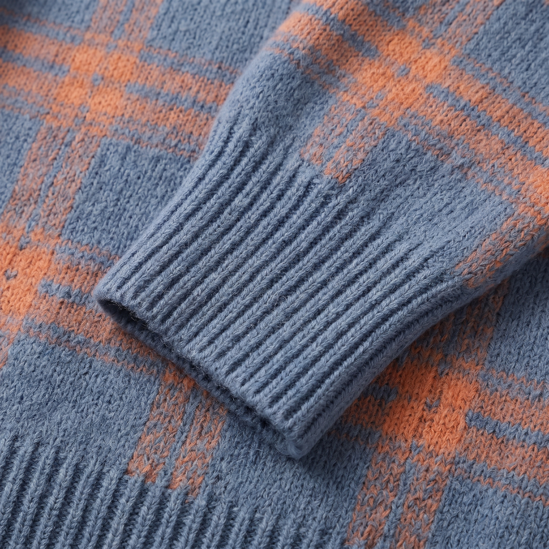 VIVIENNE RETRO CHECK SWEATER