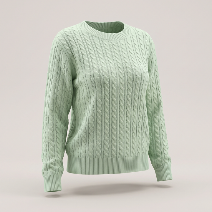 MARIELLE CABLE SWEATER