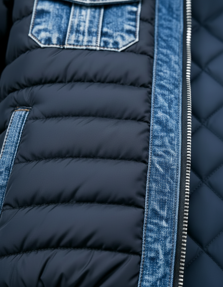 Oliver | Quilted Denim Hybrid Jacket