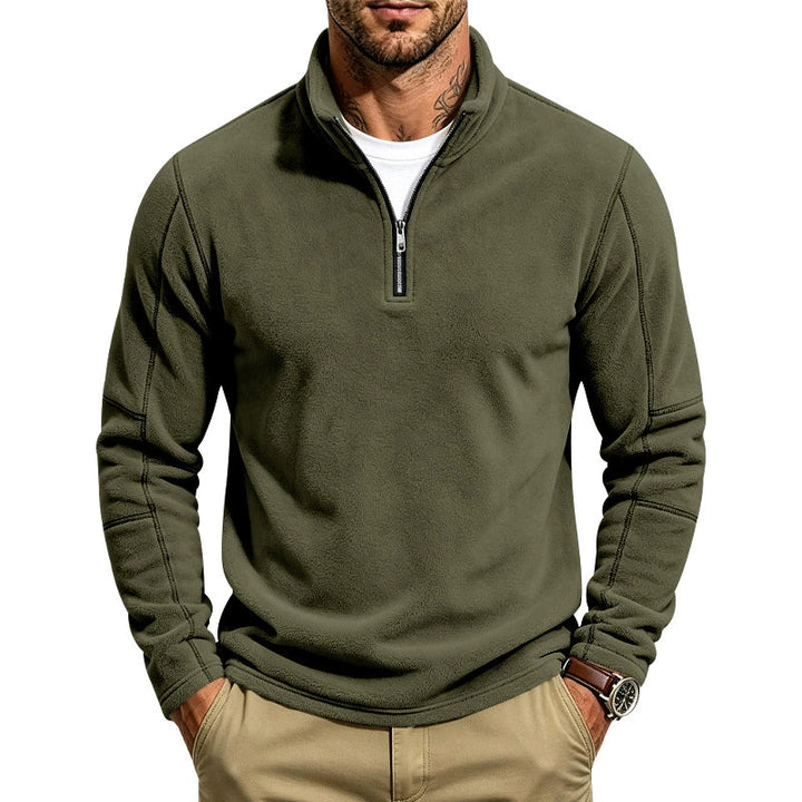 Freddie | Half-Zip Jumper with Stand Collar