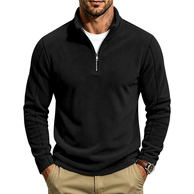 Freddie | Half-Zip Jumper with Stand Collar
