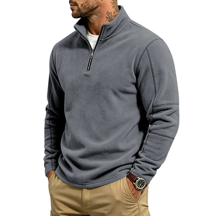 Freddie | Half-Zip Jumper with Stand Collar