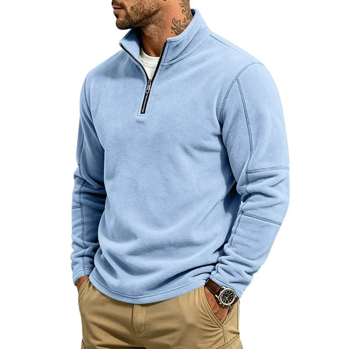 Freddie | Half-Zip Jumper with Stand Collar