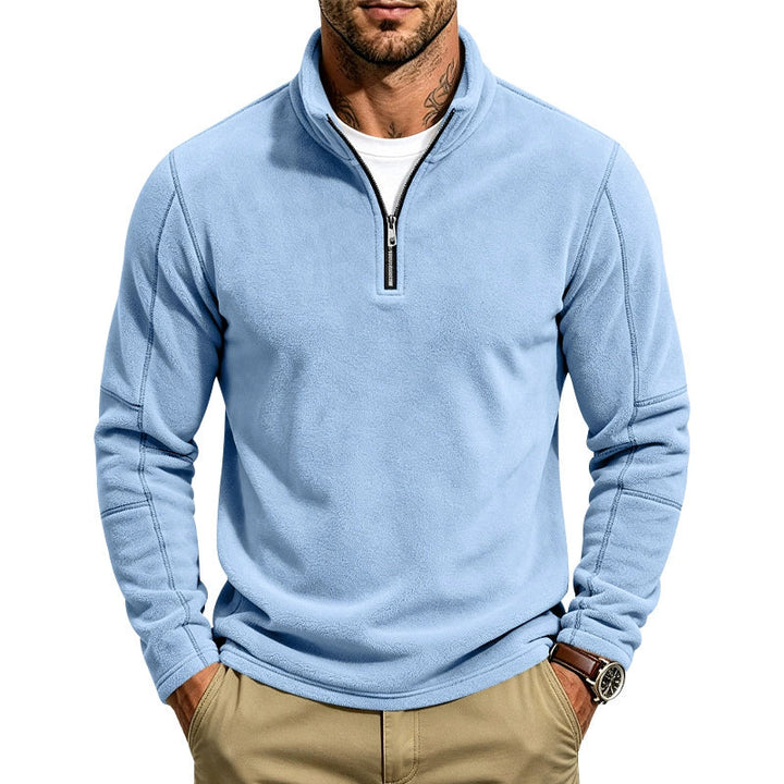 Freddie | Half-Zip Jumper with Stand Collar