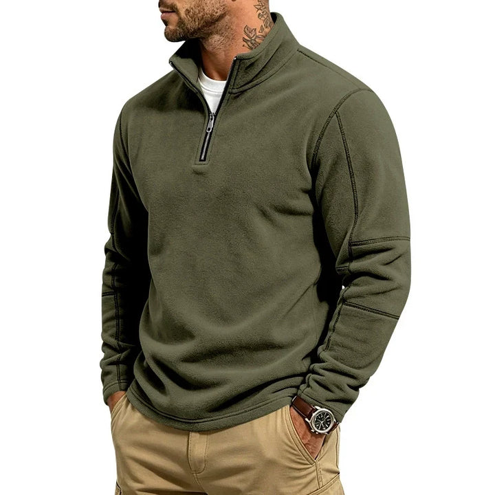Freddie | Half-Zip Jumper with Stand Collar