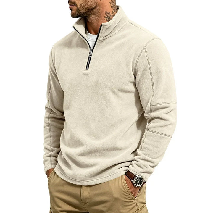 Freddie | Half-Zip Jumper with Stand Collar