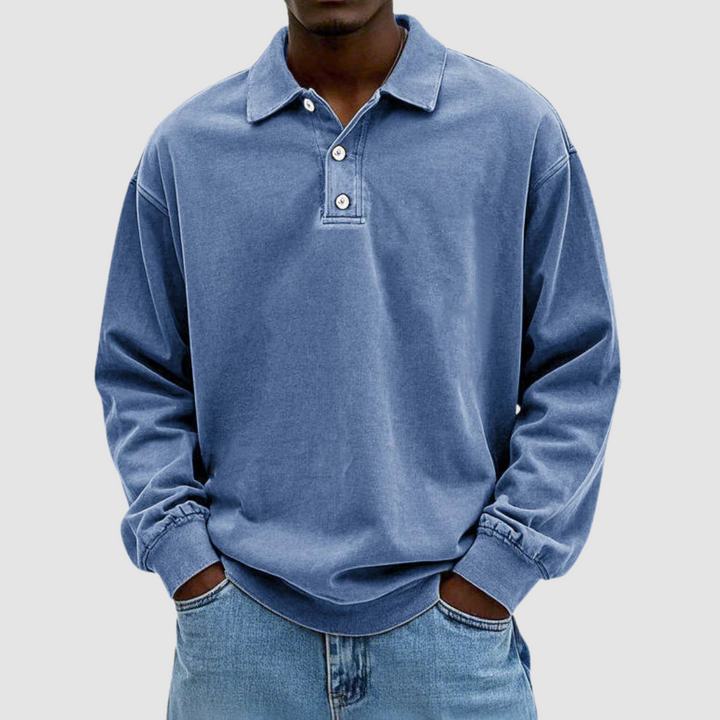 Alfie™ | Classic Cotton Long-Sleeve Shirt