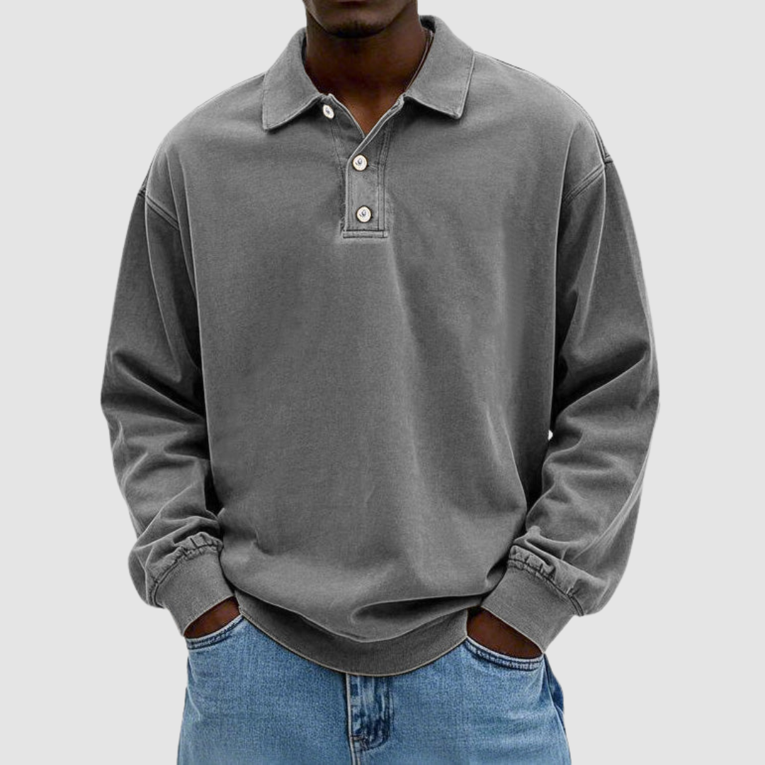 Alfie™ | Classic Cotton Long-Sleeve Shirt