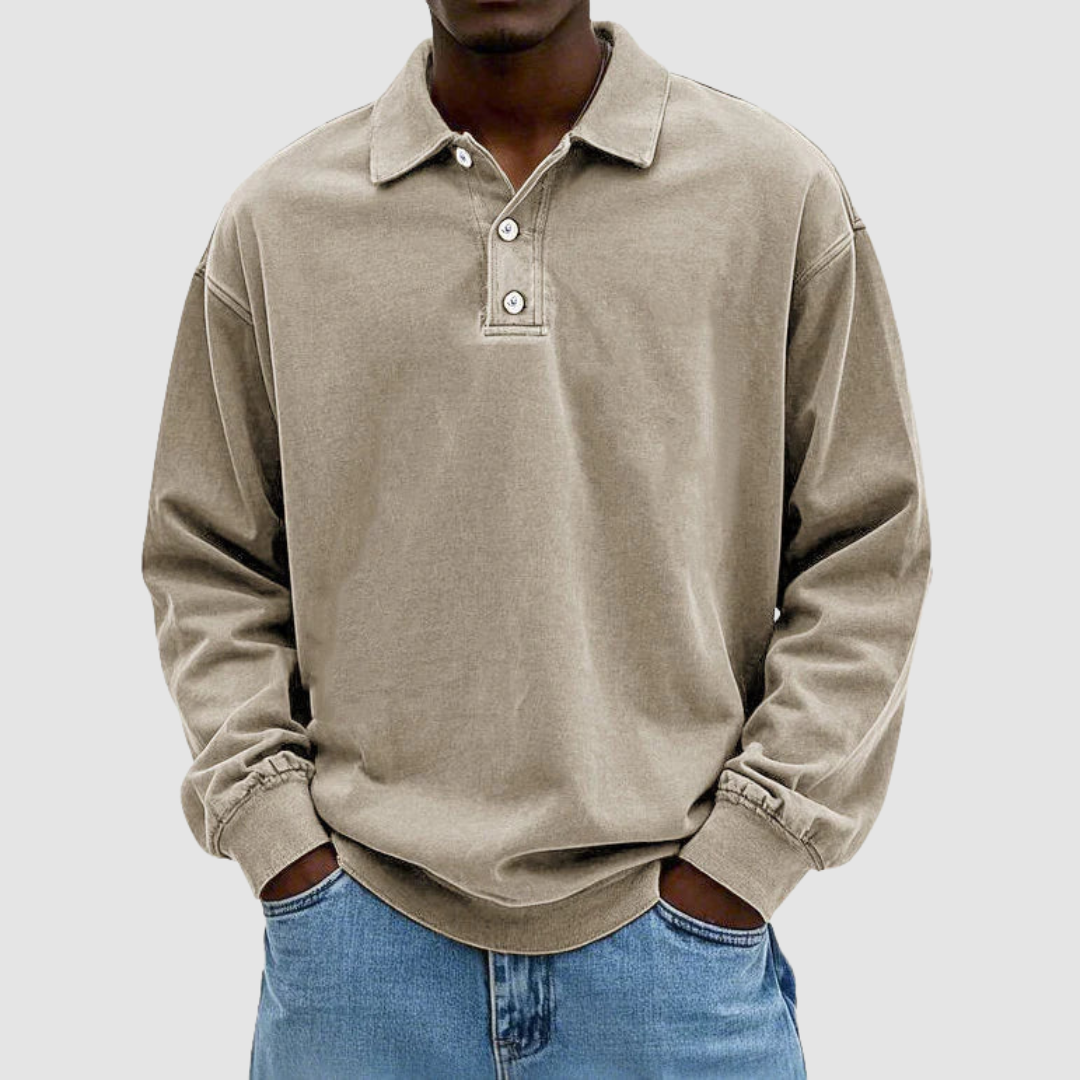 Alfie™ | Classic Cotton Long-Sleeve Shirt