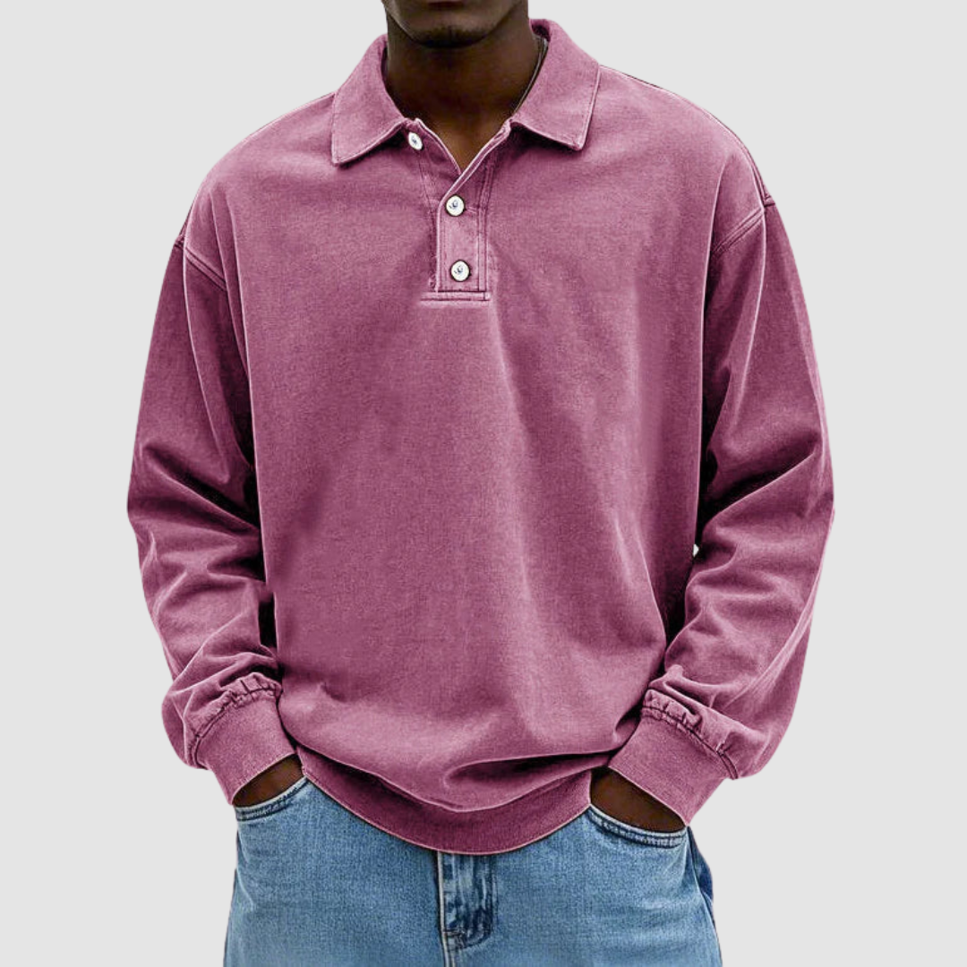 Alfie™ | Classic Cotton Long-Sleeve Shirt