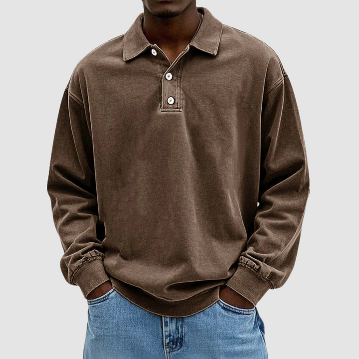 Alfie™ | Classic Cotton Long-Sleeve Shirt