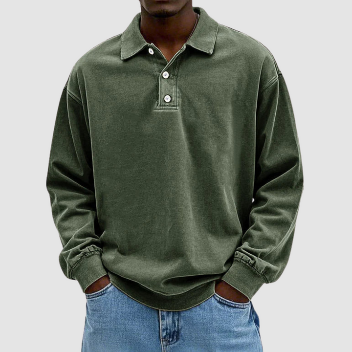 Alfie™ | Classic Cotton Long-Sleeve Shirt