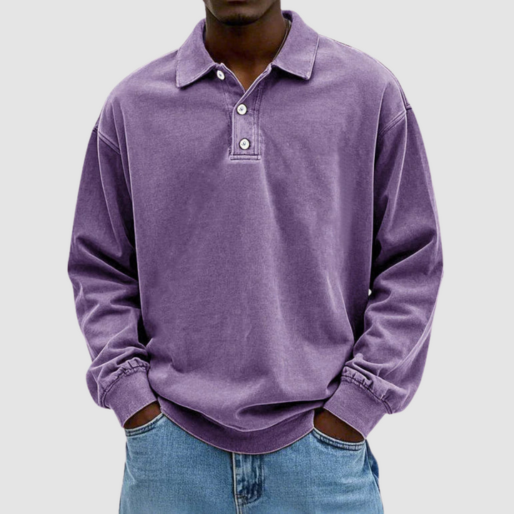 Alfie™ | Classic Cotton Long-Sleeve Shirt
