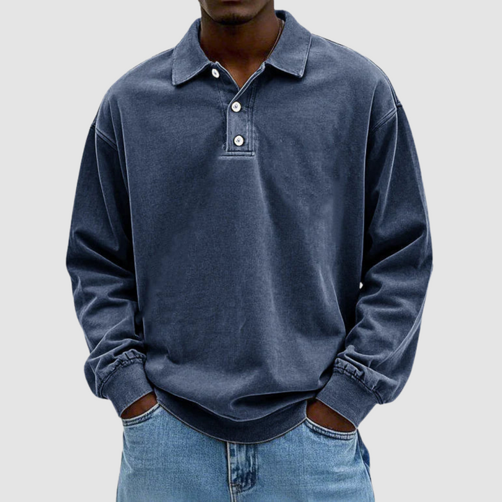 Alfie™ | Classic Cotton Long-Sleeve Shirt