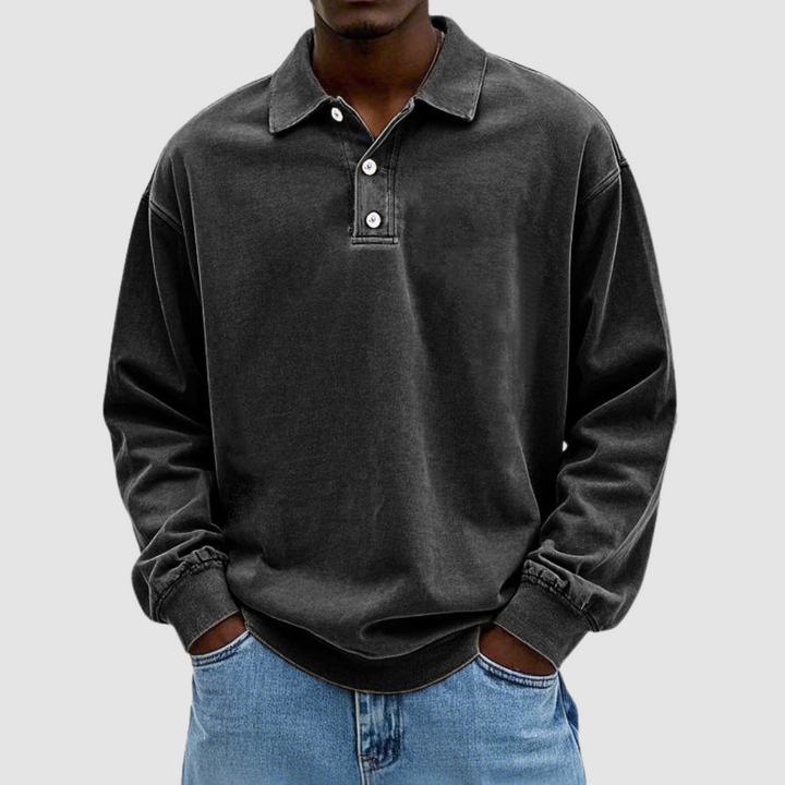 Alfie™ | Classic Cotton Long-Sleeve Shirt