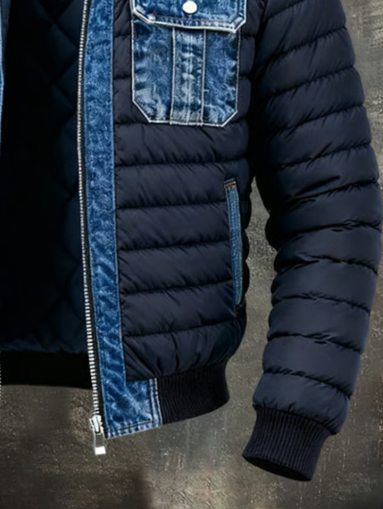 Oliver | Quilted Denim Hybrid Jacket
