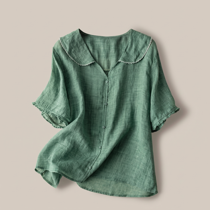 ADÈLE LINEN BLOUSE