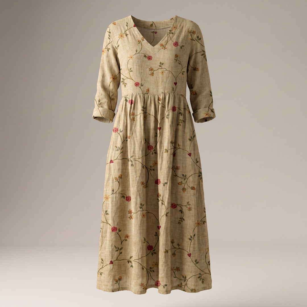 ALINA BLOSSOM MIDI DRESS