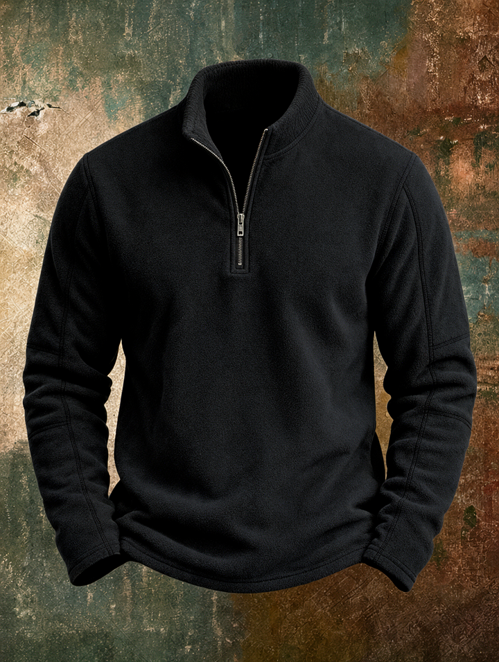 Freddie | Half-Zip Jumper with Stand Collar
