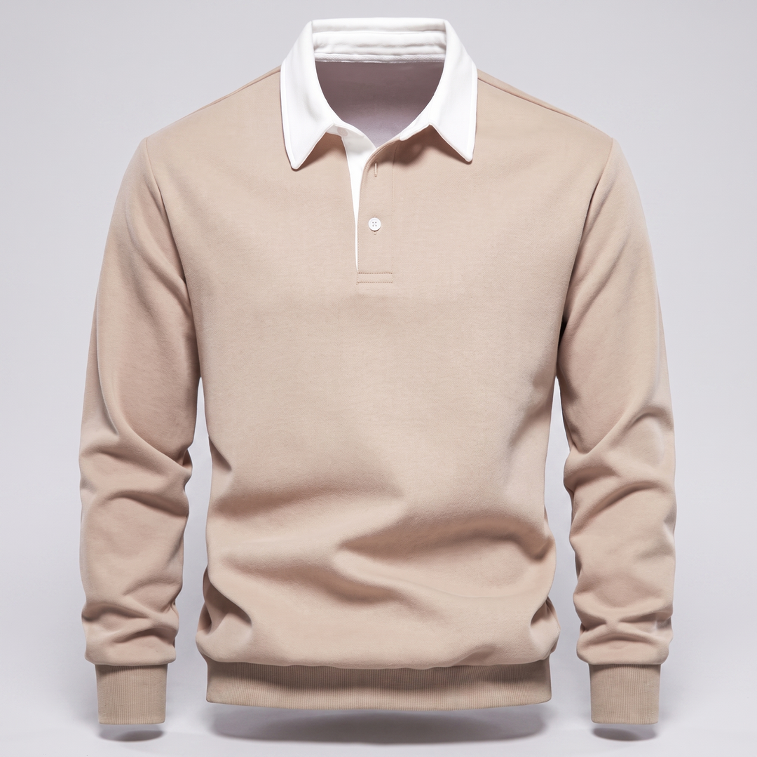 ELLISON POLO SWEATER