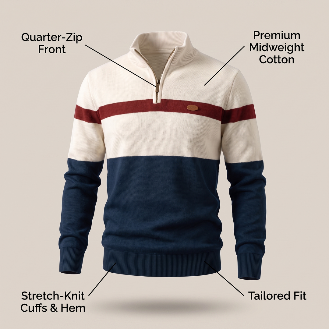 ELSTON HERITAGE QUARTER-ZIP