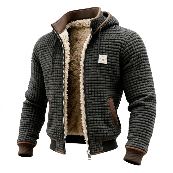 Charlie™ | Retro Hooded Zip-Up Jacket