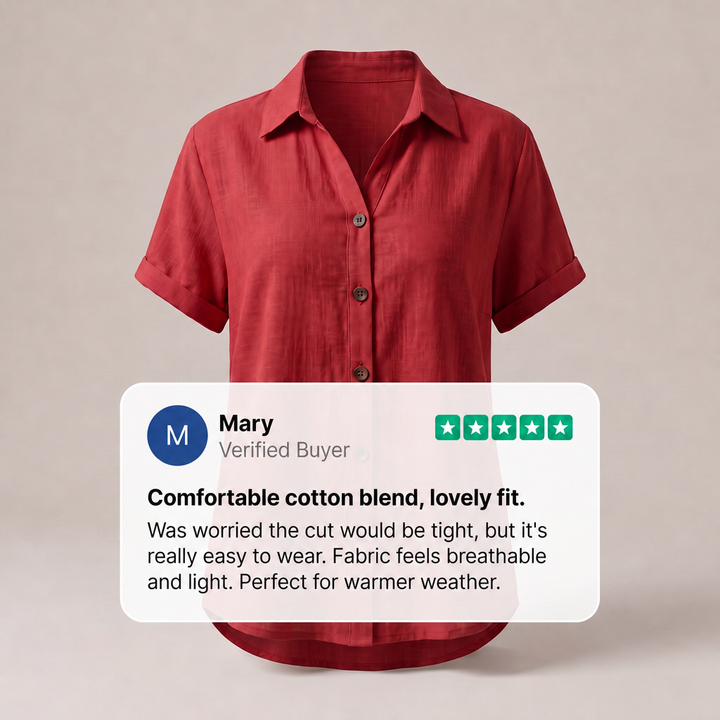 ZARA BUTTON FRONT BLOUSE