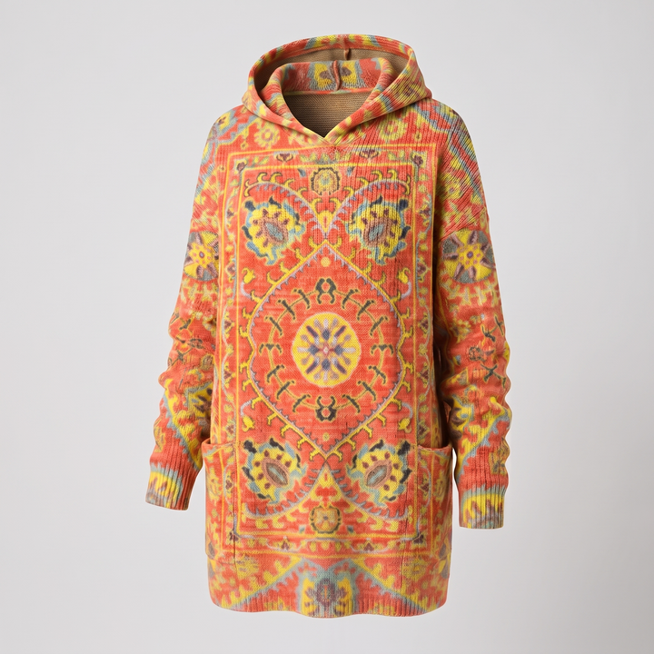 LOWENNA BOHEMIAN HOODED TUNIC