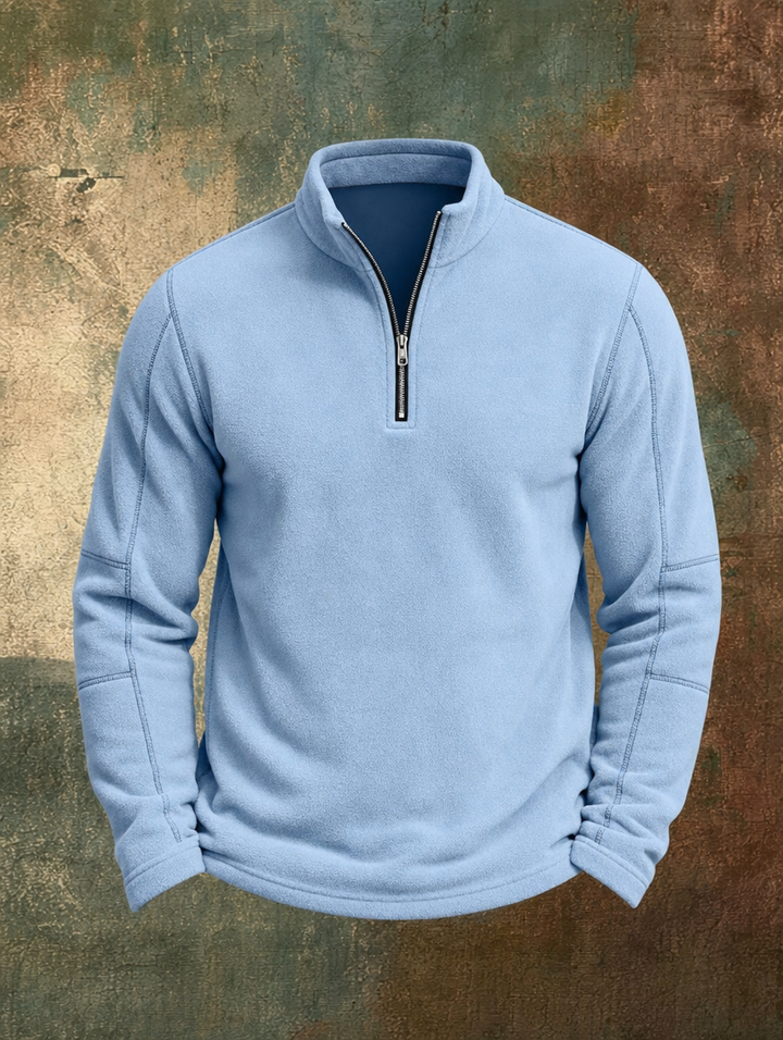 Freddie | Half-Zip Jumper with Stand Collar