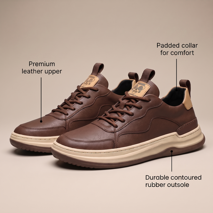 HUDSON LEATHER SNEAKERS