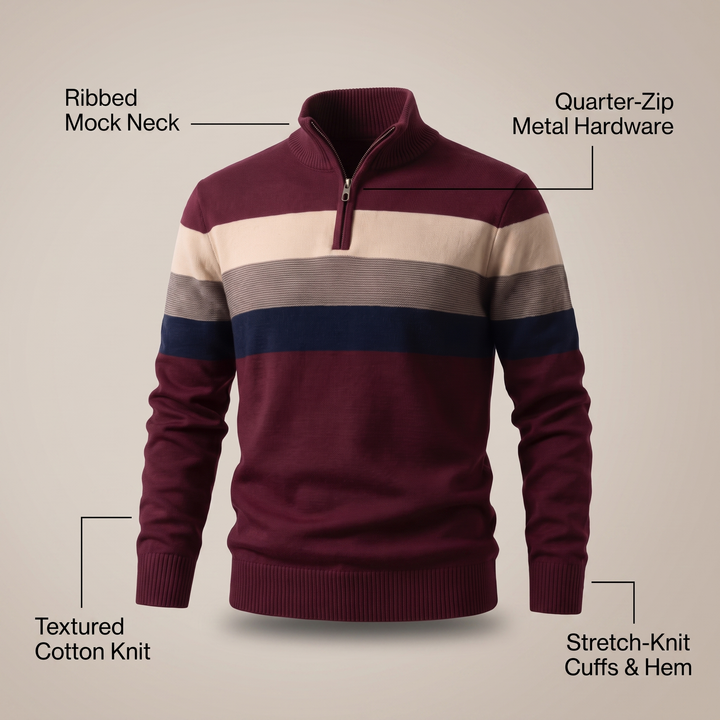LORVEN STRIPE PULLOVER