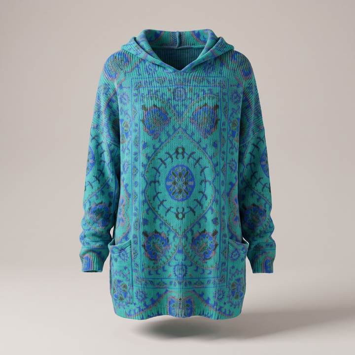 LOWENNA BOHEMIAN HOODED TUNIC