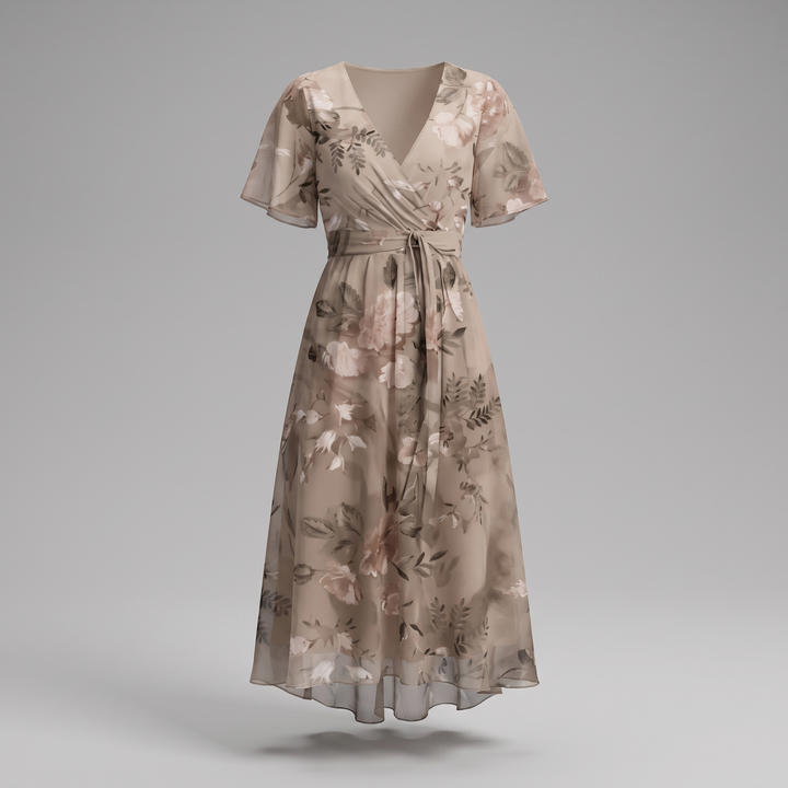 LUNETH FLUID V DRESS