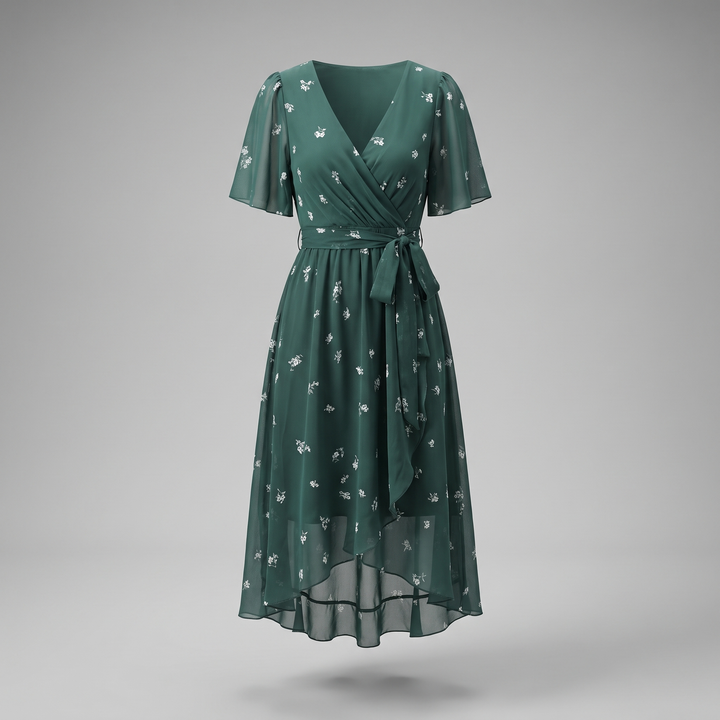 LUNETH FLUID V DRESS