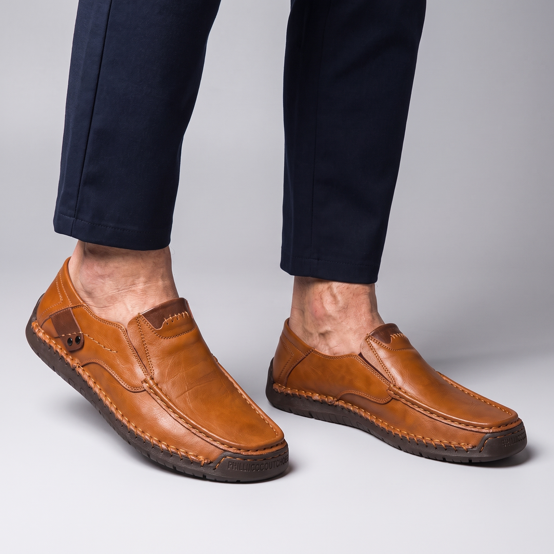 MILAN LEATHER LOAFER SLIP-ON