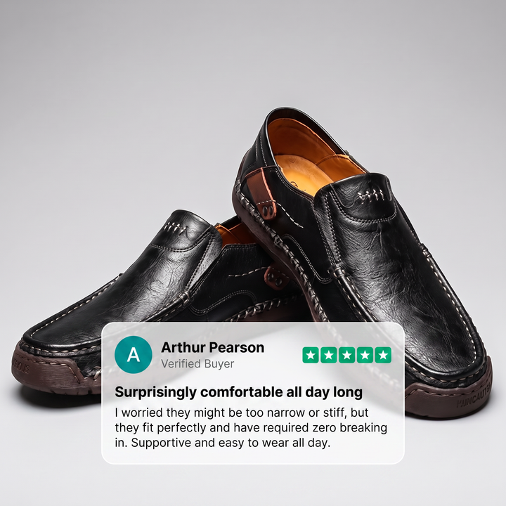 MILAN LEATHER LOAFER SLIP-ON