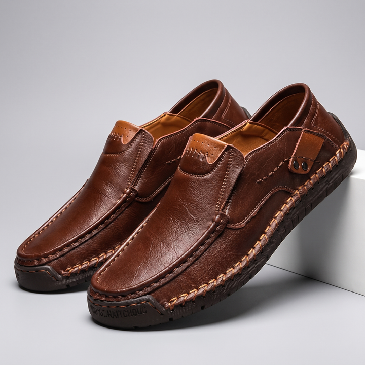 MILAN LEATHER LOAFER SLIP-ON