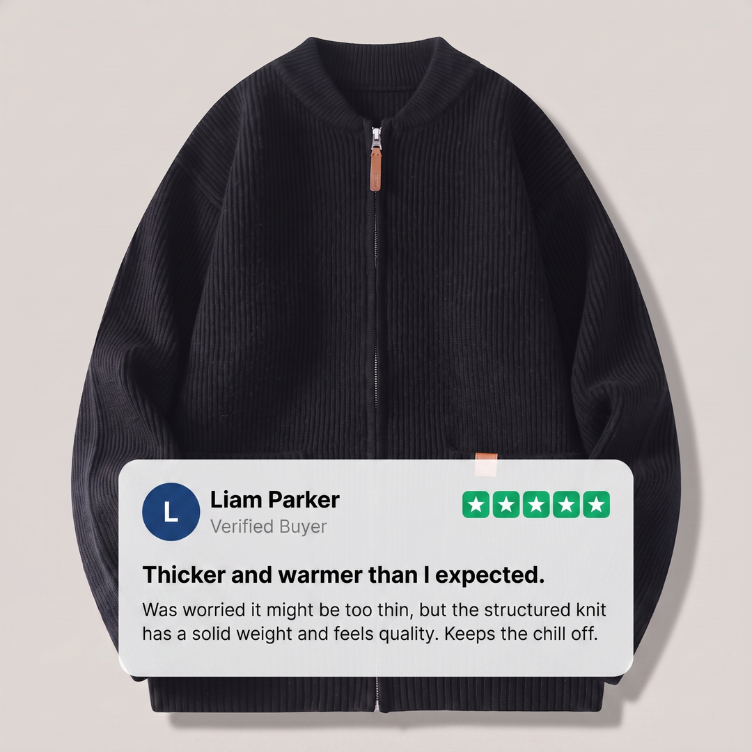 NOVA RIB KNIT JACKET