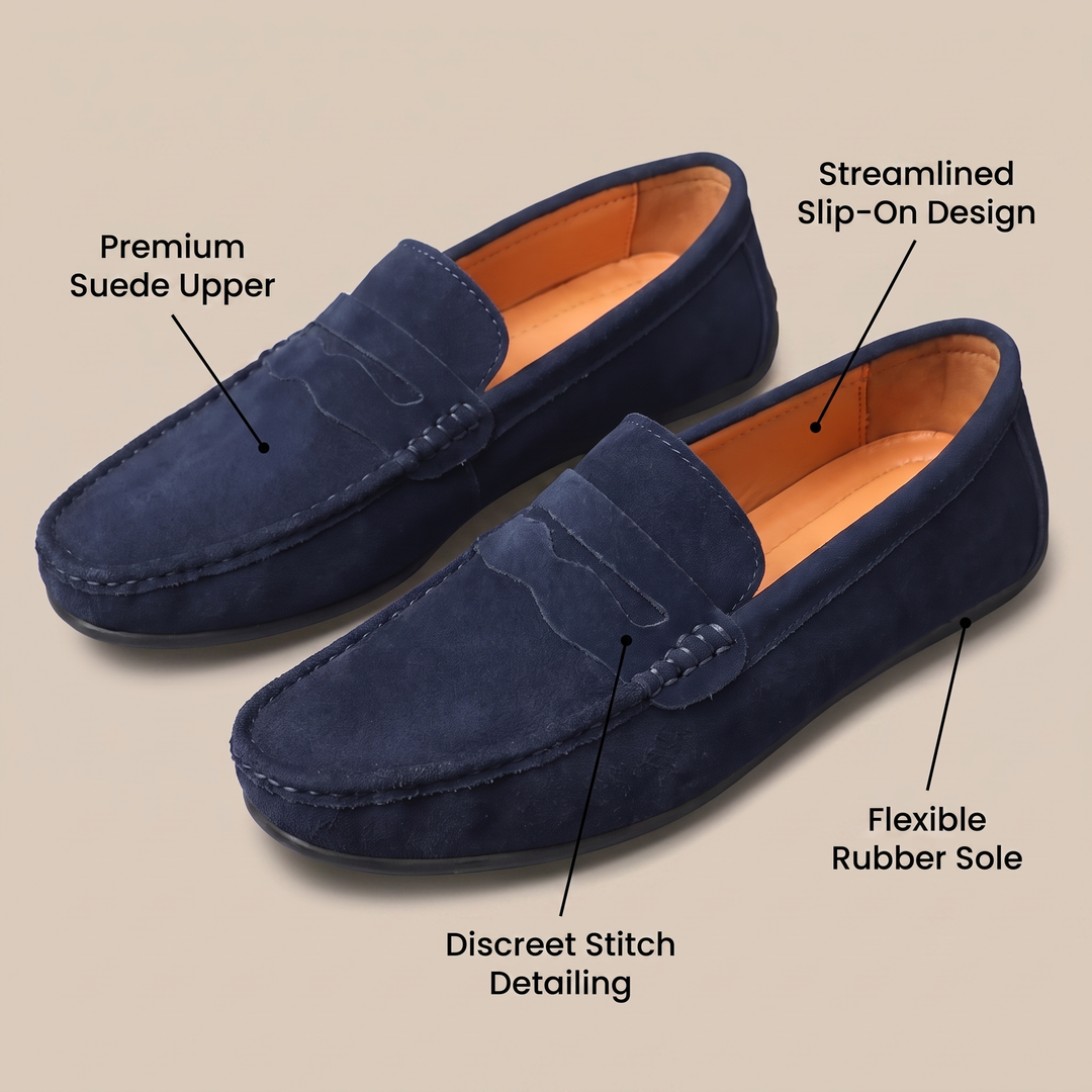 VERONA SUEDE LOAFERS