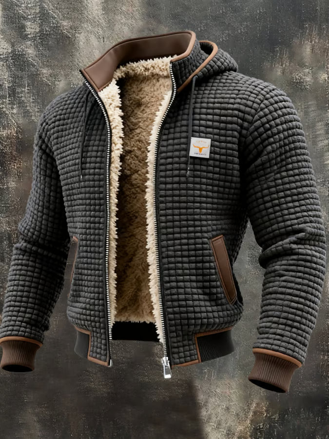 Charlie™ | Retro Hooded Zip-Up Jacket