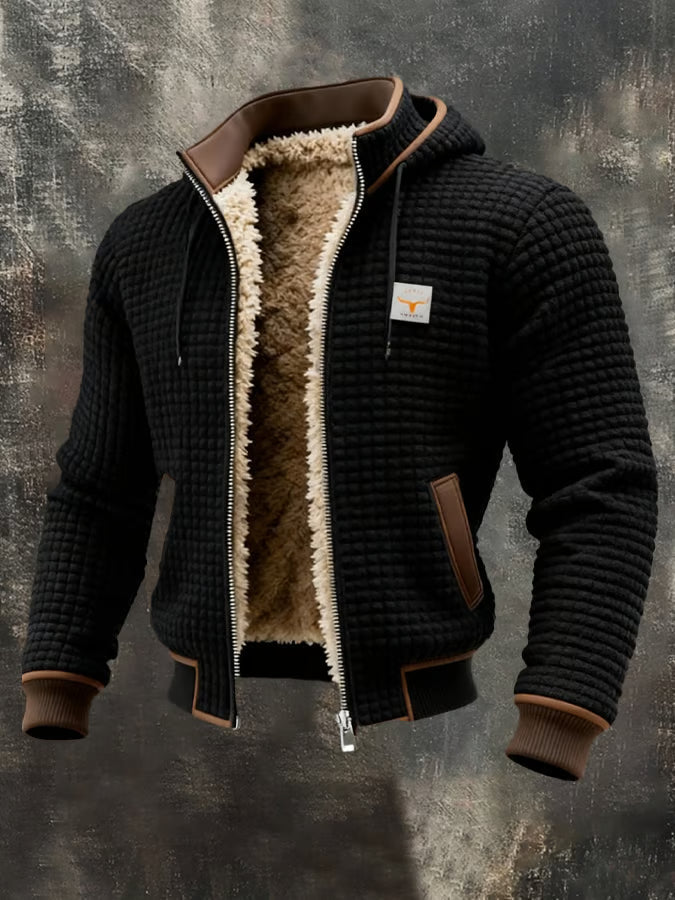 Charlie™ | Retro Hooded Zip-Up Jacket
