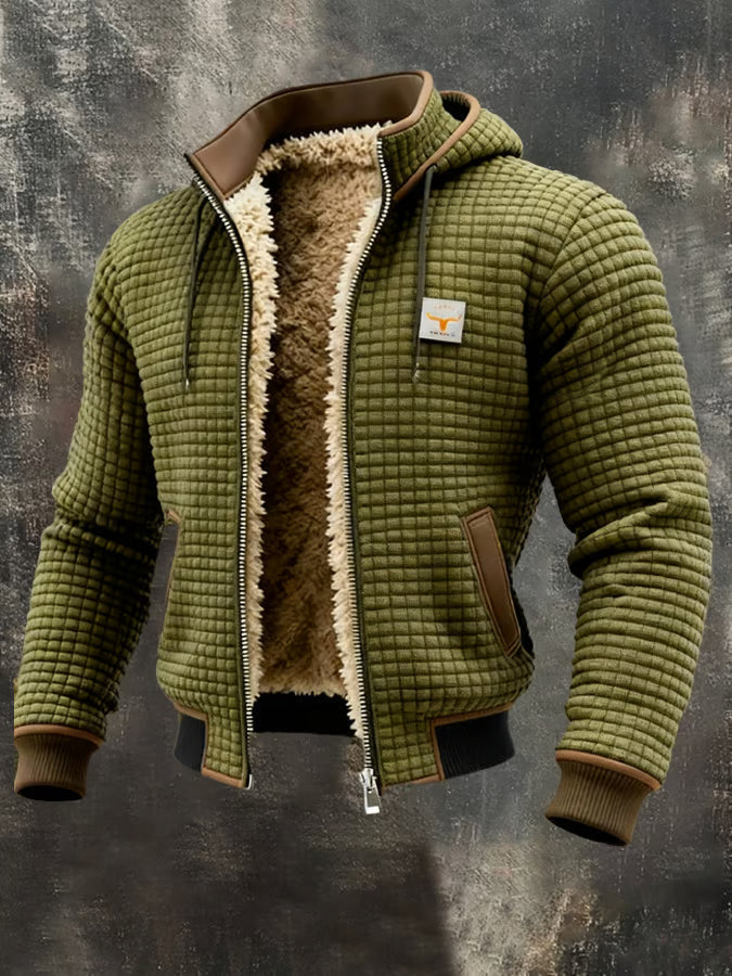 Charlie™ | Retro Hooded Zip-Up Jacket